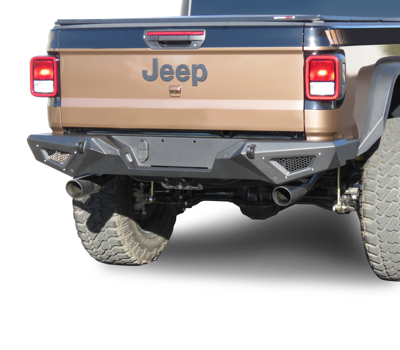 Black Horse Off Road ARB-JG20 Armour Heavy Duty Rear Bumper - Truck Part Superstore