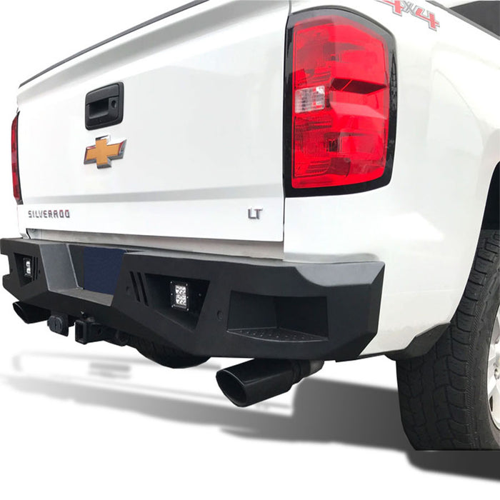 Black Horse Off Road ARB-SI16-KIT Armour Heavy Duty Rear Bumper Kit - Truck Part Superstore