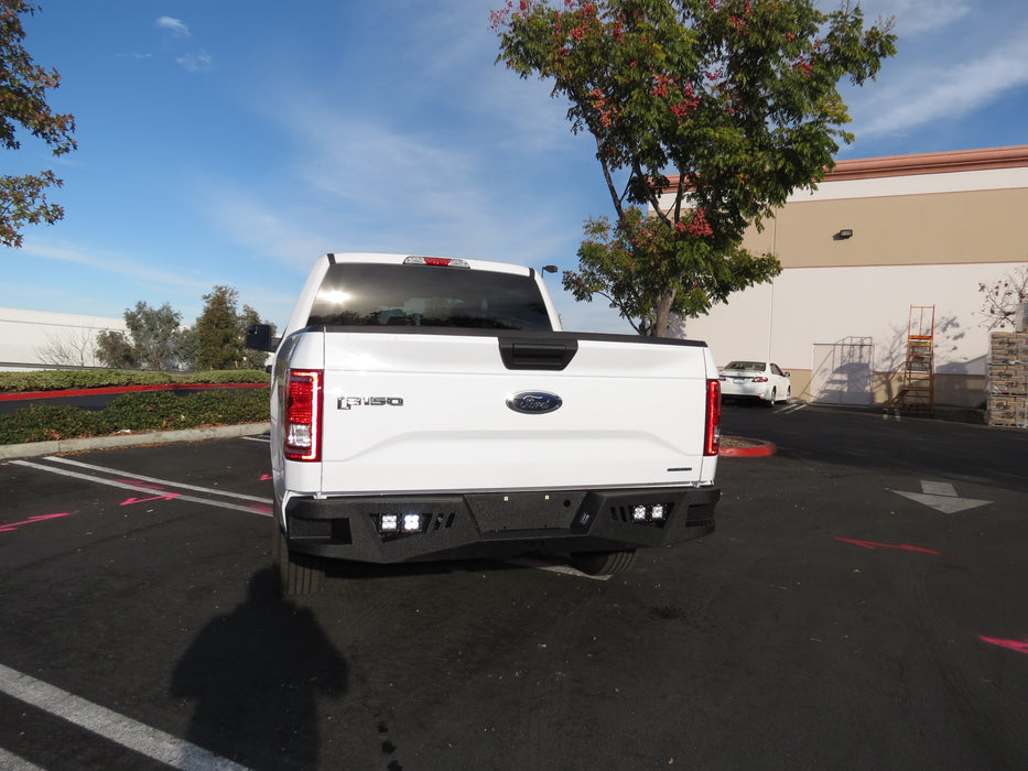 Black Horse Off Road ARB-SI16 Armour Heavy Duty Rear Bumper - Truck Part Superstore