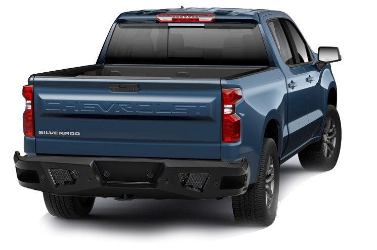 Black Horse Off Road ARB-SI25-20 Armour Heavy Duty Rear Bumper - Truck Part Superstore