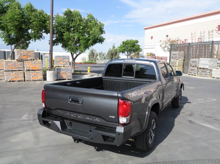 Black Horse Off Road ARB-TA16 Armour Heavy Duty Rear Bumper - Truck Part Superstore