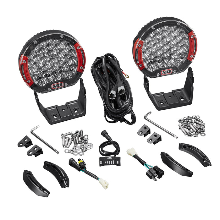 ARB SJB36SKIT Intensity SOLIS LED Light Kit; 18178 Lumens; Spot; w/Harness; - Truck Part Superstore