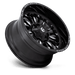 Fuel 1PC D79520009847 D795 20X10 6X135/5.5 G-BLK-MILL -18MM - Truck Part Superstore