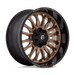 Fuel 1PC D79722009847 D797 22X10 6X135/5.5 BRNZ BLK-LP -18MM - Truck Part Superstore
