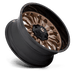 Fuel 1PC D79722009847 D797 22X10 6X135/5.5 BRNZ BLK-LP -18MM - Truck Part Superstore
