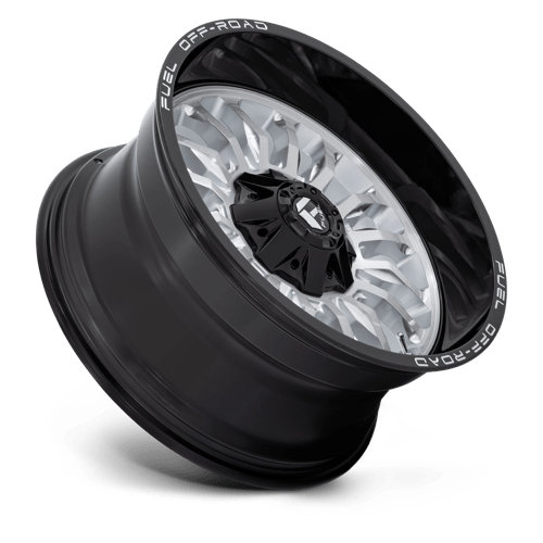 Fuel 1PC D79820009847 D798 20X10 6X135/5.5 SLVR-BRSH BLK-LP -18MM - Truck Part Superstore