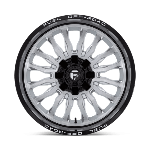Fuel 1PC D79822009847 D798 22X10 6X135/5.5 SLVR-BRSH BLK-LP -18MM - Truck Part Superstore