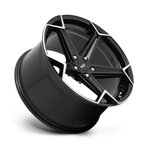 Niche 1PC M2592005F8+40 M259 20X10.5 5X112 GL-BLK-BRSHD 40MM - Truck Part Superstore