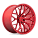 Asanti Black AB039QX20111522 AB39 20X11 5X115 C-RED 22MM - Truck Part Superstore