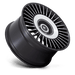 Asanti Black AB040MD20055938 AB40 20X10.5 5X112/120 S-BLK BR-MCH-FC 38MM - Truck Part Superstore