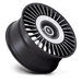 Asanti Black AB040MD20052245 AB40 20X10.5 5X4.25/112 S-BLK BR-MCH-FC 45MM - Truck Part Superstore