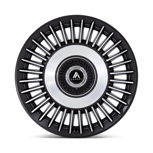 Asanti Black AB040MD20902245 AB40 20X9 5X4.25/112 S-BLK BR-MCH-FC 45MM - Truck Part Superstore