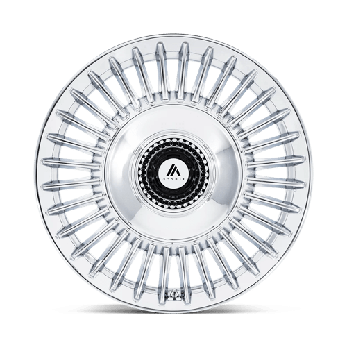 Asanti Black AB040PX22055938 AB40 22X10.5 5X112/120 CHROME 38MM - Truck Part Superstore