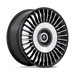 Asanti Black AB040MD22902015 AB40 22X9 5X115/120 S-BLK BR-MCH-FC 15MM - Truck Part Superstore
