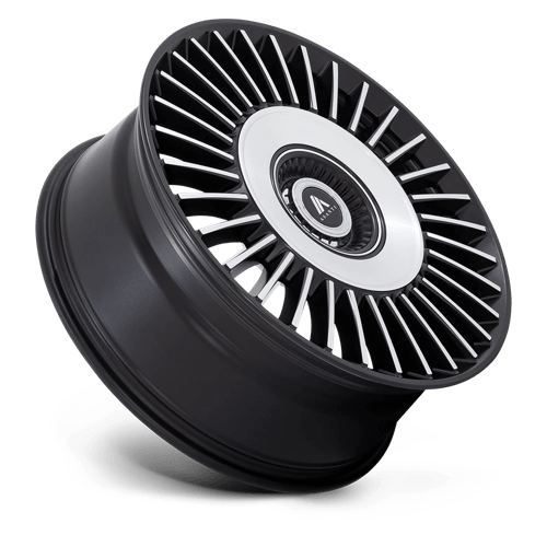 Asanti Black AB040MD22902015 AB40 22X9 5X115/120 S-BLK BR-MCH-FC 15MM - Truck Part Superstore