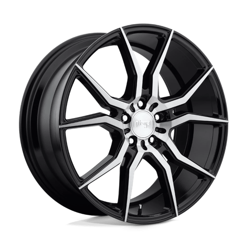 Niche 1PC M166199521+35 M166 19X9.5 5X120 GL-BLK-BRSHD 35MM - Truck Part Superstore