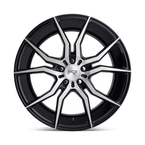 Niche 1PC M166199521+35 M166 19X9.5 5X120 GL-BLK-BRSHD 35MM - Truck Part Superstore