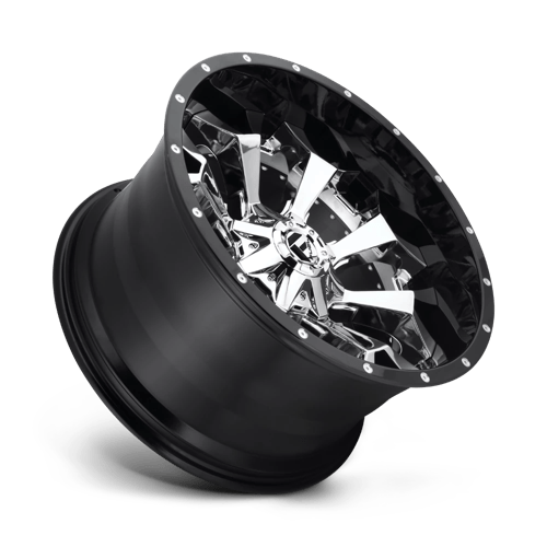 Fuel 2PC D24622209847 D246 22X12 6X135/5.5 CHR-PLATED-GBL -44MM - Truck Part Superstore