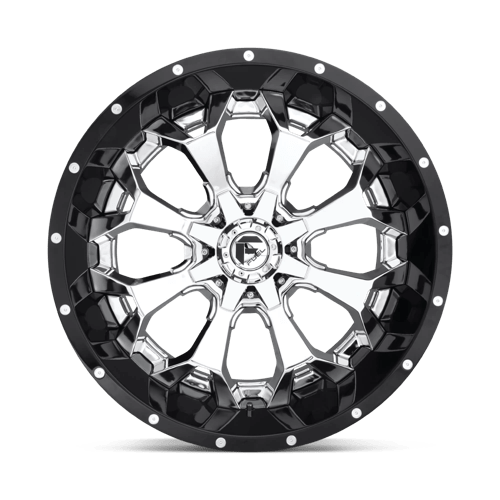 Fuel 2PC D24620008247 D246 20X10 8X6.5 CHR-PLATED-GBL -18MM - Truck Part Superstore