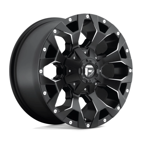 Fuel 1PC D54617859857 D546 17X8.5 6X135/5.5 MT-BLK-MIL 25MM - Truck Part Superstore