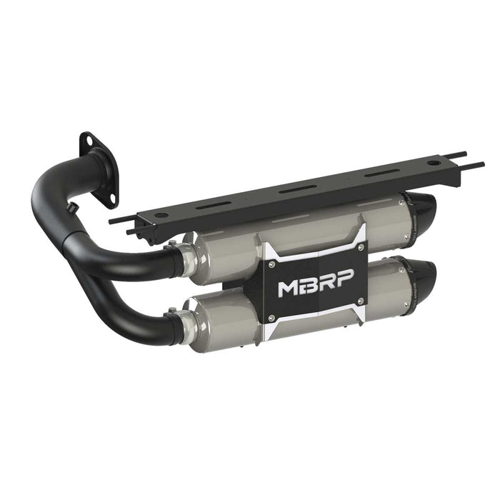 MBRP Exhaust AT-9110PT MBRP Performance Series Honda Stacked Dual Slip-on Mufflers. - Truck Part Superstore