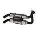 MBRP Exhaust AT-9519PT MBRP Performance Series  4" Polaris Stacked Dual Slip-on System. - Truck Part Superstore