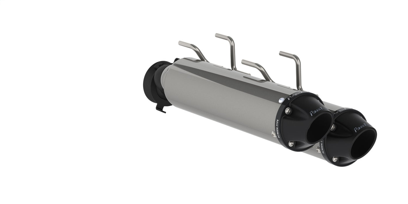 MBRP Exhaust AT-9706PT MBRP Performance Series Arctic Cat 4" Stacked Dual Slip-on Muffler. - Truck Part Superstore