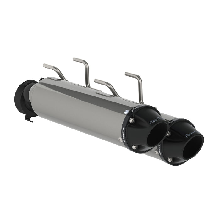 MBRP Exhaust AT-9706PT MBRP Performance Series Arctic Cat 4" Stacked Dual Slip-on Muffler. - Truck Part Superstore