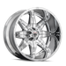 AMERICAN TRUXX AT185-2136C-24 AT185 LONESTAR CHROME 20X10 6-135 -24mm 87.1mm - Truck Part Superstore