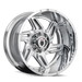 AMERICAN TRUXX AT186-22236C-44 AT186 SPURS CHROME 22X12 6-135 -44mm 87.1mm - Truck Part Superstore