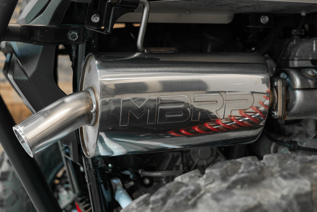 MBRP Exhaust AT-9301SP MBRP Sport Series Kawasaki Single Slip-on Muffler. - Truck Part Superstore