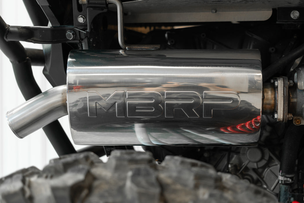 MBRP Exhaust AT-9301SP MBRP Sport Series Kawasaki Single Slip-on Muffler. - Truck Part Superstore