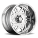 AMERICAN TRUXX FORGED ATF1908-24478-76P ATF1908-241497P ORION (ATF1908) POLISHED 24X14  8x180/-76mm 124.2mm - Truck Part Superstore