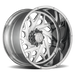 AMERICAN TRUXX FORGED ATF1909-22283-44P ATF1909-221283P ARIES (ATF1909) POLISHED 22X12 6x5.5/-44mm 106.1mm - Truck Part Superstore