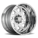 AMERICAN TRUXX FORGED ATF1910-22270-44P ATF1910-221294P KRONOS (ATF1910) POLISHED 22X12  8x170/-44mm 125.2mm - Truck Part Superstore