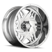 AMERICAN TRUXX FORGED ATF1908-24481-76P ATF1908-241491P ORION (ATF1908) POLISHED 24X14  8-165/-76mm 125.2mm - Truck Part Superstore