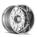 AMERICAN TRUXX FORGED ATF1909-22281-44P ATF1909-221291P ARIES (ATF1909) POLISHED 22X12  8-165/-44mm 125.2mm - Truck Part Superstore