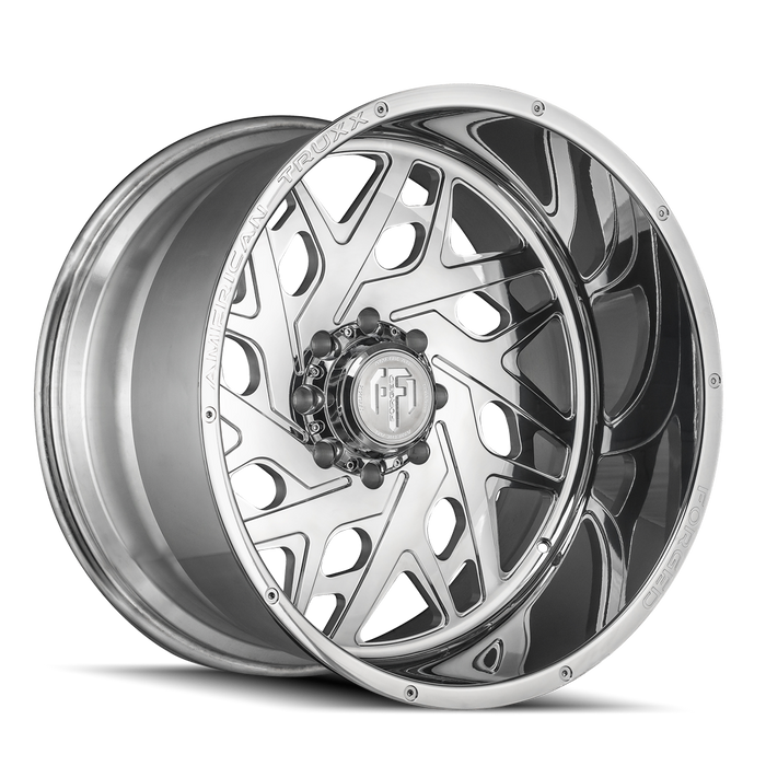 AMERICAN TRUXX FORGED ATF1909-22283-44P ATF1909-221283P ARIES (ATF1909) POLISHED 22X12 6-139.7/-44mm 106.1mm - Truck Part Superstore