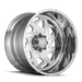 AMERICAN TRUXX FORGED ATF1910-22283-44P ATF1910-221283P KRONOS (ATF1910) POLISHED 22X12 6-139.7/-44mm 106.1mm - Truck Part Superstore
