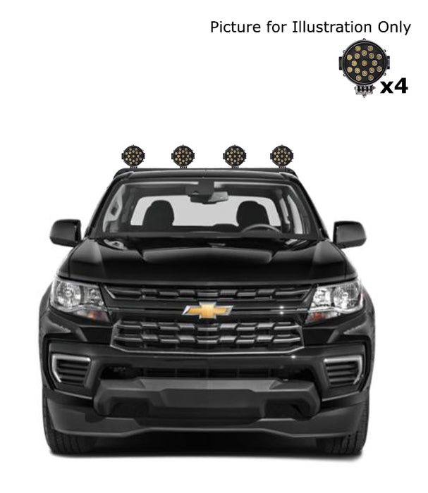 Black Horse Off Road ATRB-GMCOB-PLB Atlas Roll Bar Kit - Truck Part Superstore