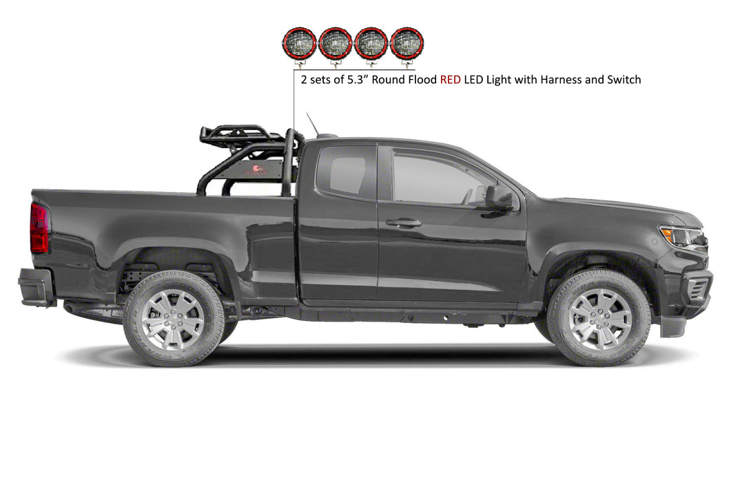 Black Horse Off Road ATRB-GMCOB-PLFR Atlas Roll Bar Kit - Truck Part Superstore