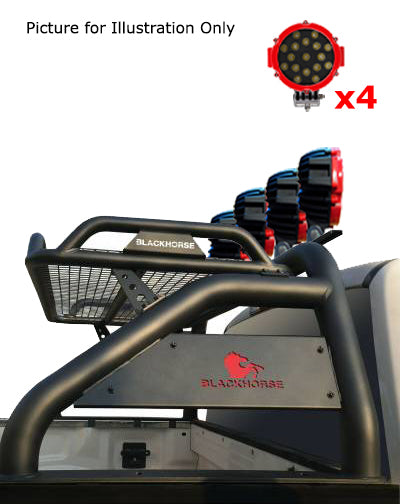 Black Horse Off Road ATRB-GMCOB-PLR Atlas Roll Bar Kit - Truck Part Superstore