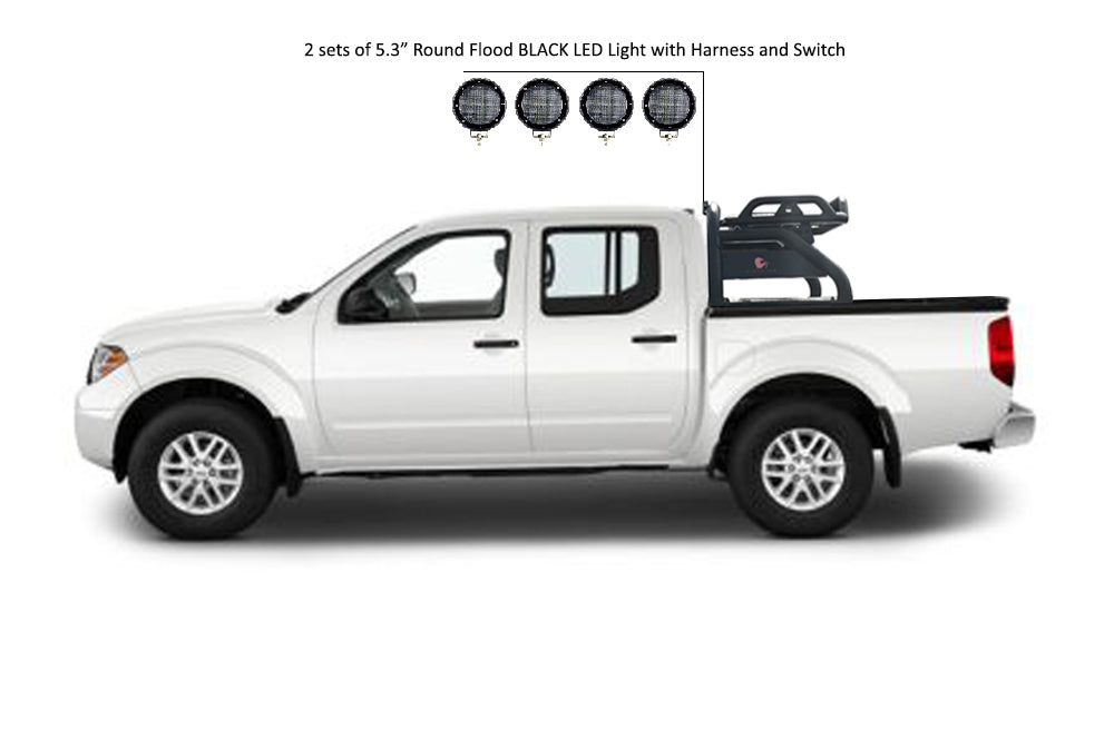 Black Horse Off Road ATRB-NIFRB-PLFB Atlas Roll Bar Kit - Truck Part Superstore