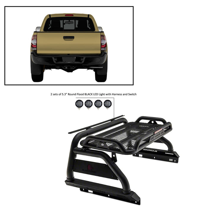 Black Horse Off Road ATRB6BK-PLFB Atlas Roll Bar Kit - Truck Part Superstore