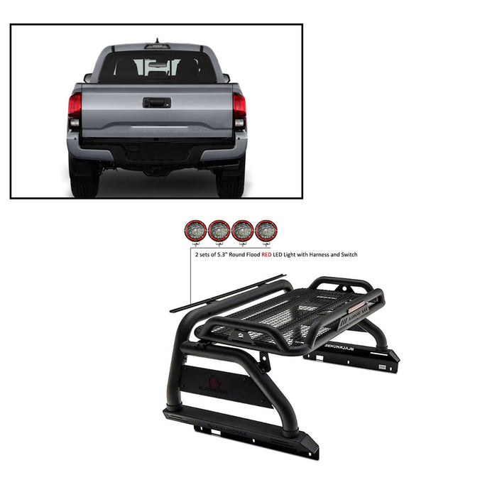 Black Horse Off Road ATRB6BK-PLFR Atlas Roll Bar Kit - Truck Part Superstore