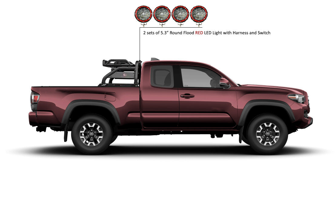 Black Horse Off Road ATRB6BK-PLFR Atlas Roll Bar Kit - Truck Part Superstore