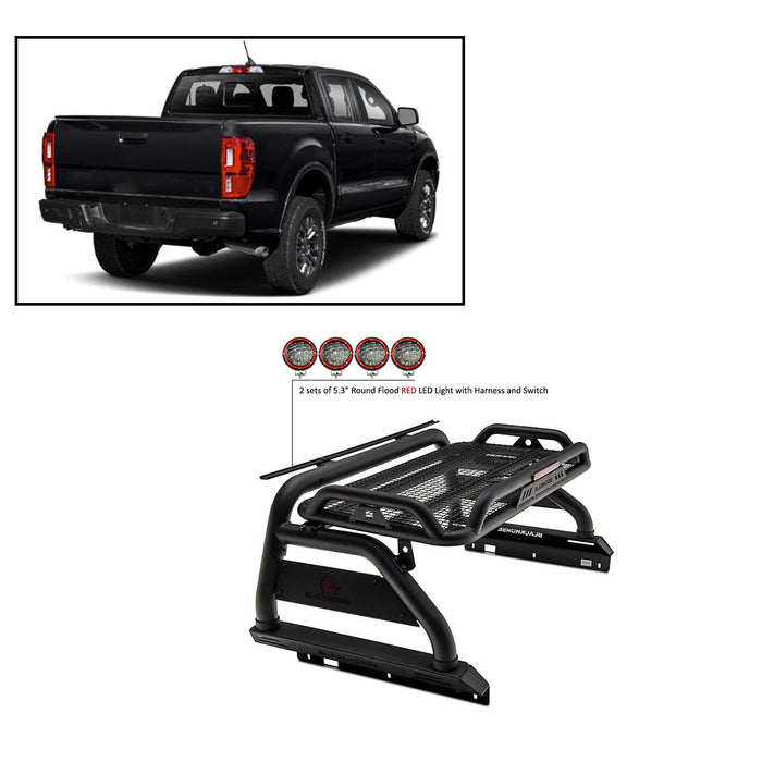 Black Horse Off Road ATRB8BK-PLFR Atlas Roll Bar Kit - Truck Part Superstore