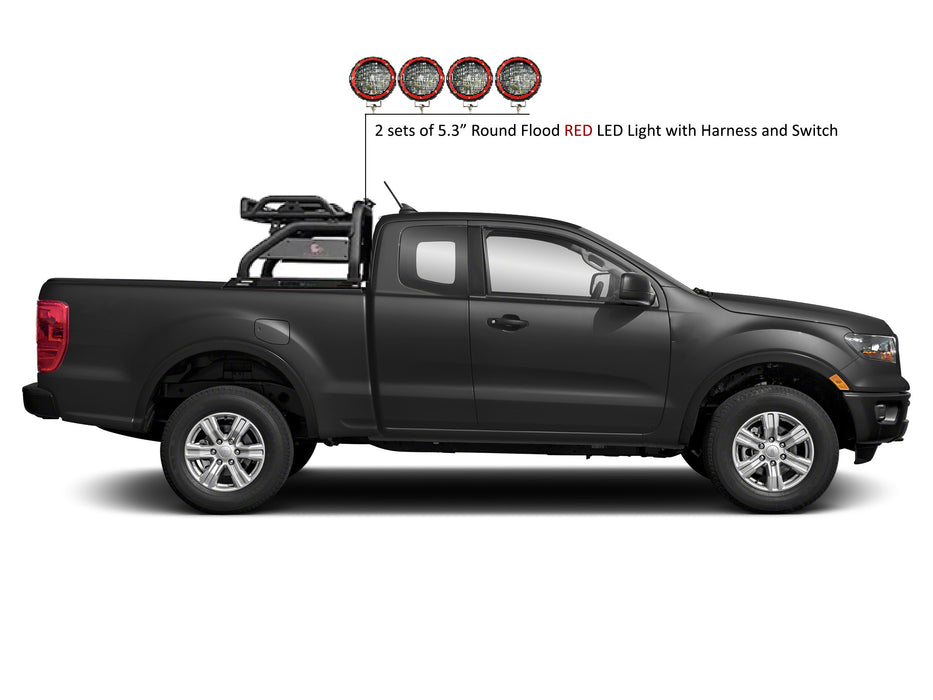 Black Horse Off Road ATRB8BK-PLFR Atlas Roll Bar Kit - Truck Part Superstore