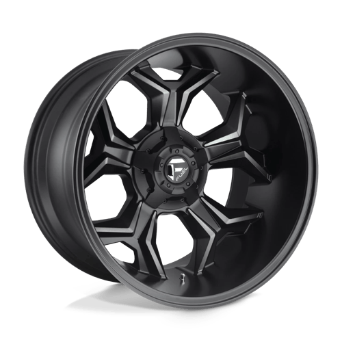 Fuel 1PC D60520209847 D605 20X12 6X135/5.5 MT-BLK-DDT -44MM - Truck Part Superstore