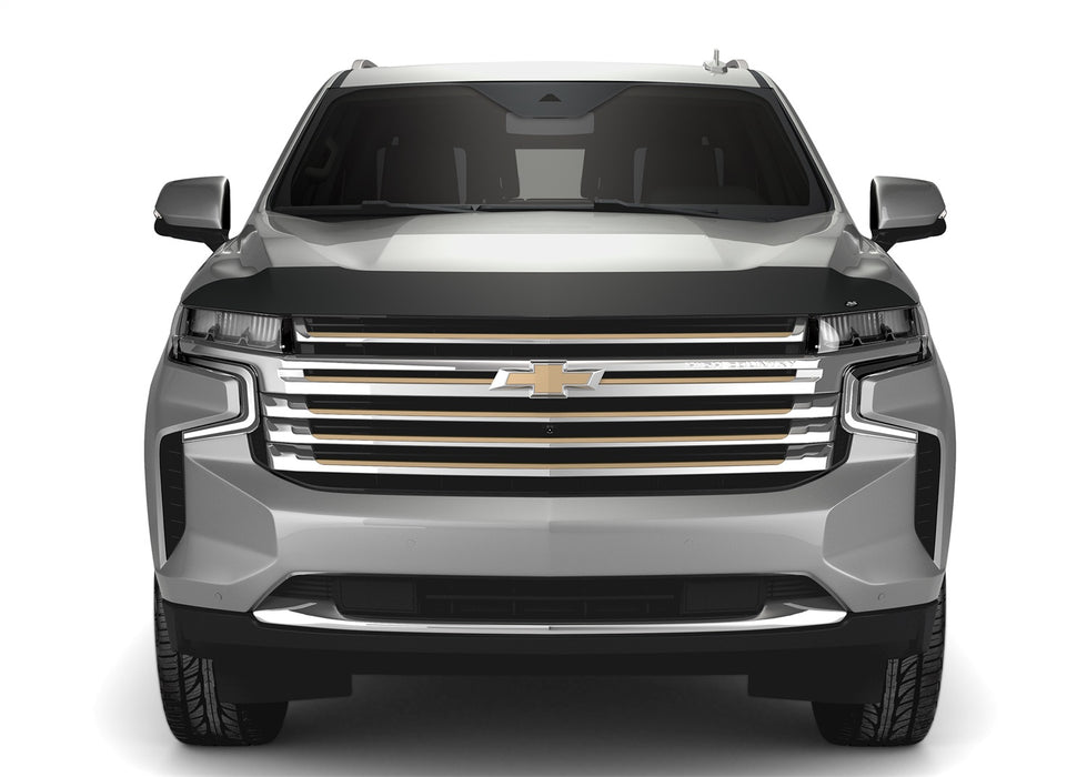 Auto Ventshade (AVS) 377177 Aeroskin Matte Black Hood Protector; Low Profile; - Truck Part Superstore